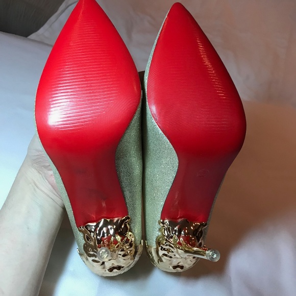 🌟🥂Champagne Heels with Gold Heel🥂🌟 - Picture 7 of 7